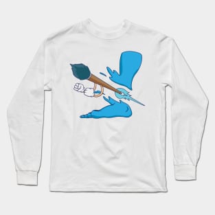 Foot Brush Long Sleeve T-Shirt